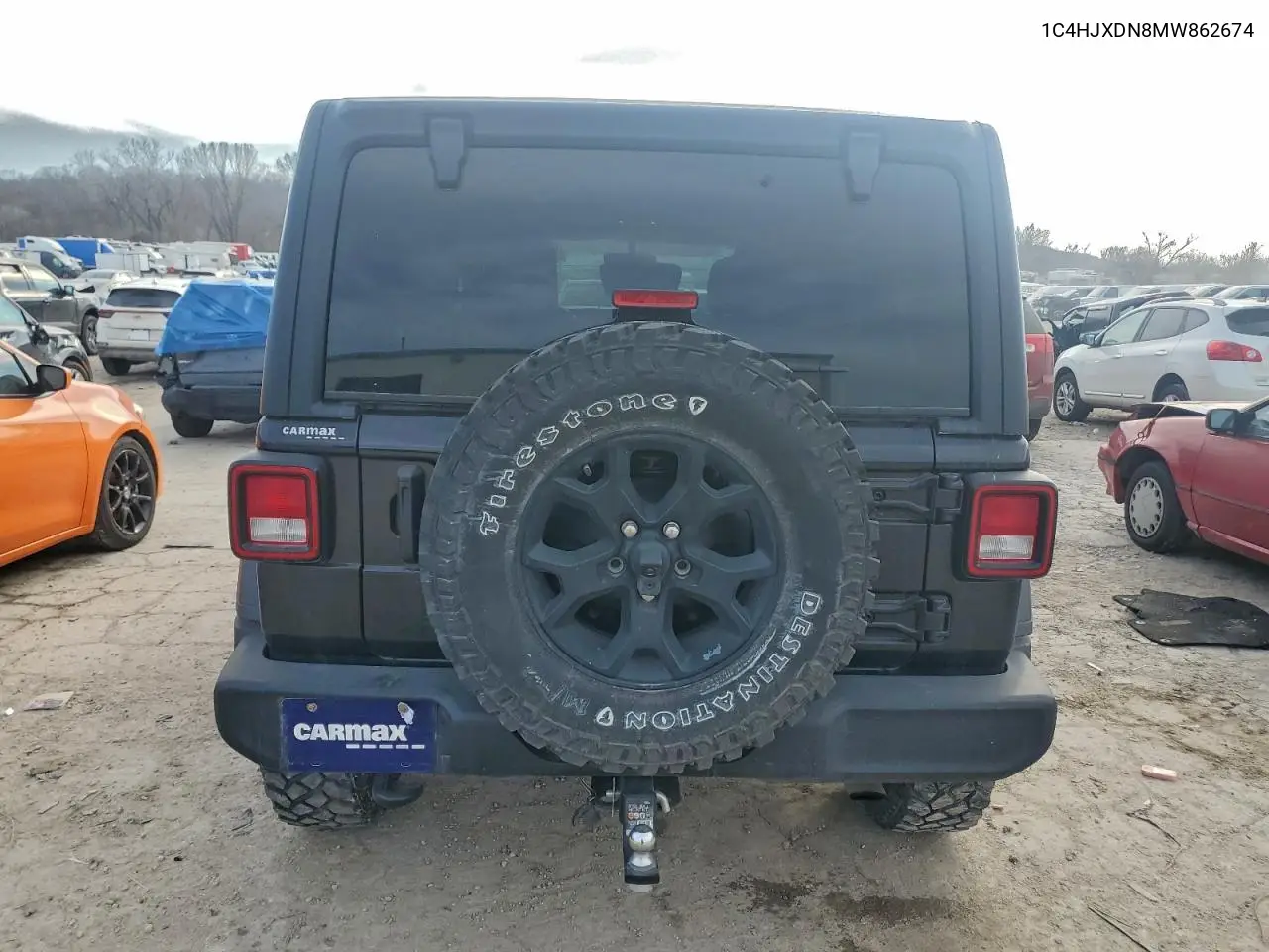 1C4HJXDN8MW862674 2021 Jeep Wrangler Unlimited Sport