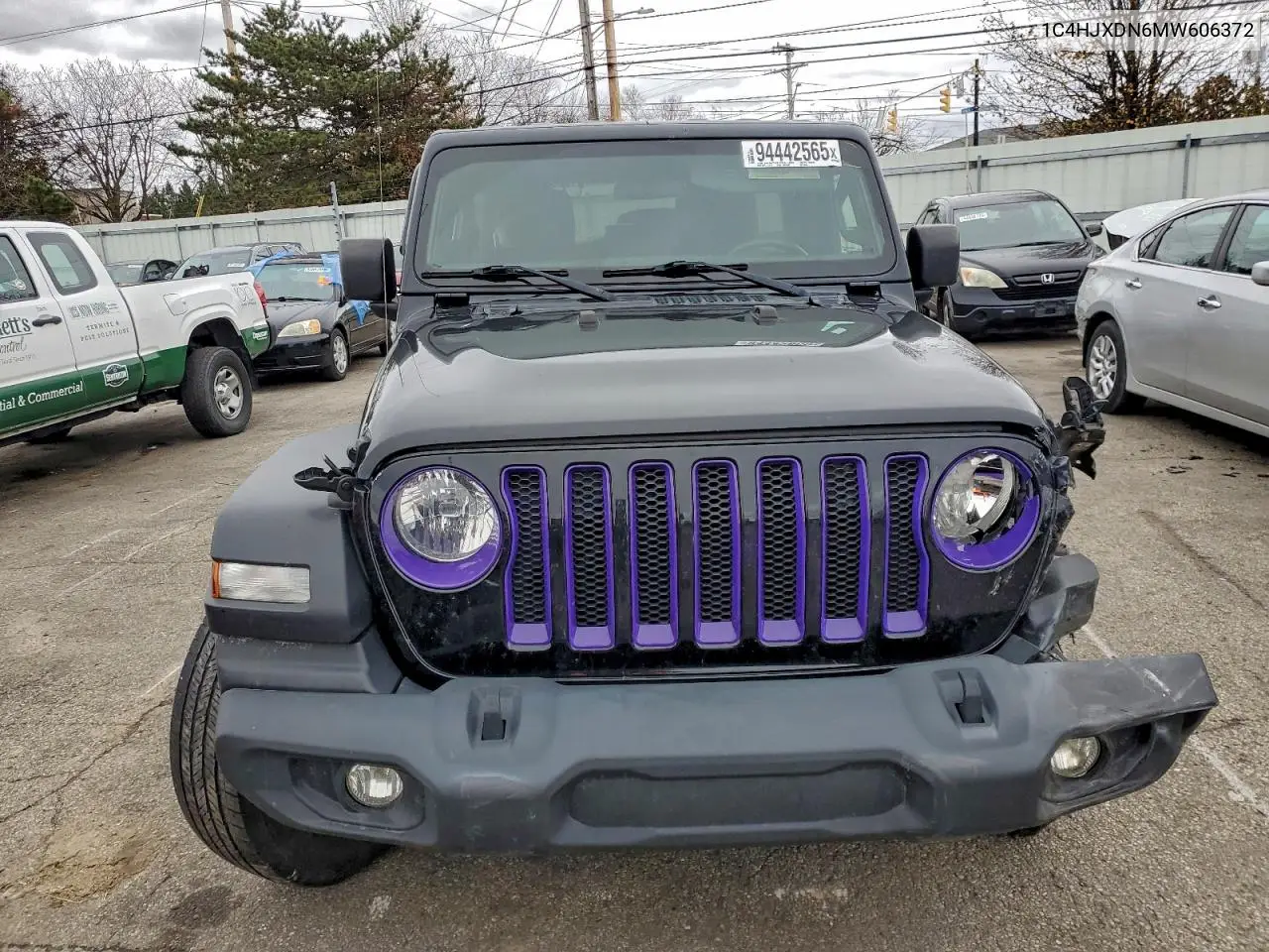 1C4HJXDN6MW606372 2021 Jeep Wrangler Unlimited Sport