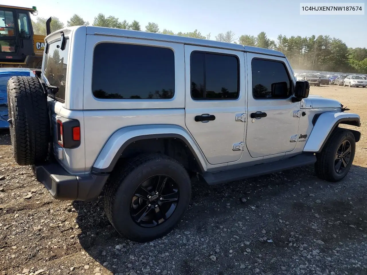 2022 Jeep Wrangler Unlimited Sahara VIN: 1C4HJXEN7NW187674 Lot: 57028296