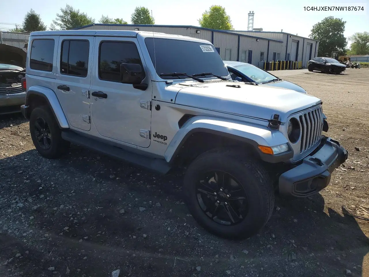 2022 Jeep Wrangler Unlimited Sahara VIN: 1C4HJXEN7NW187674 Lot: 57028296