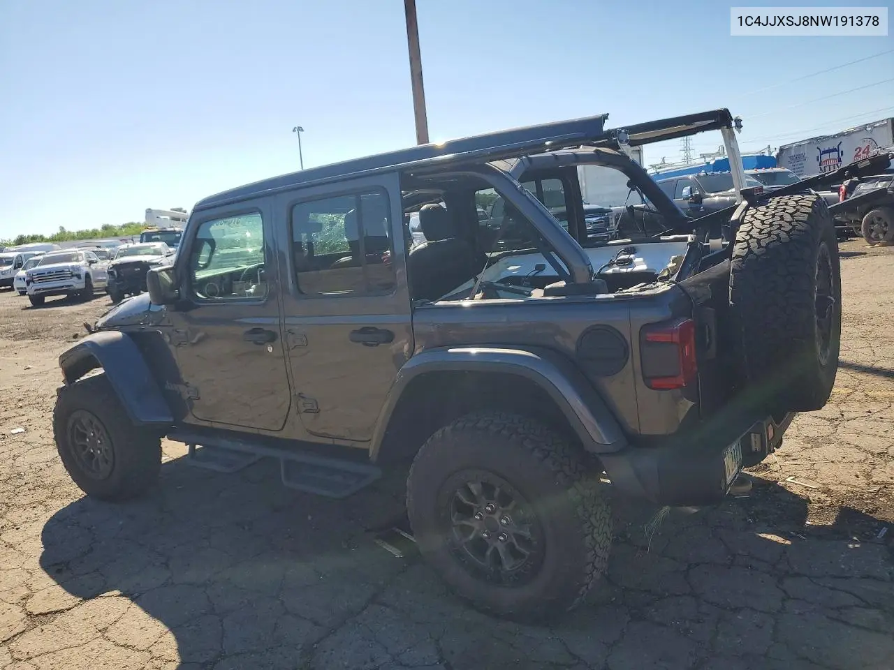 2022 Jeep Wrangler Unlimited Rubicon 392 VIN: 1C4JJXSJ8NW191378 Lot: 57046576