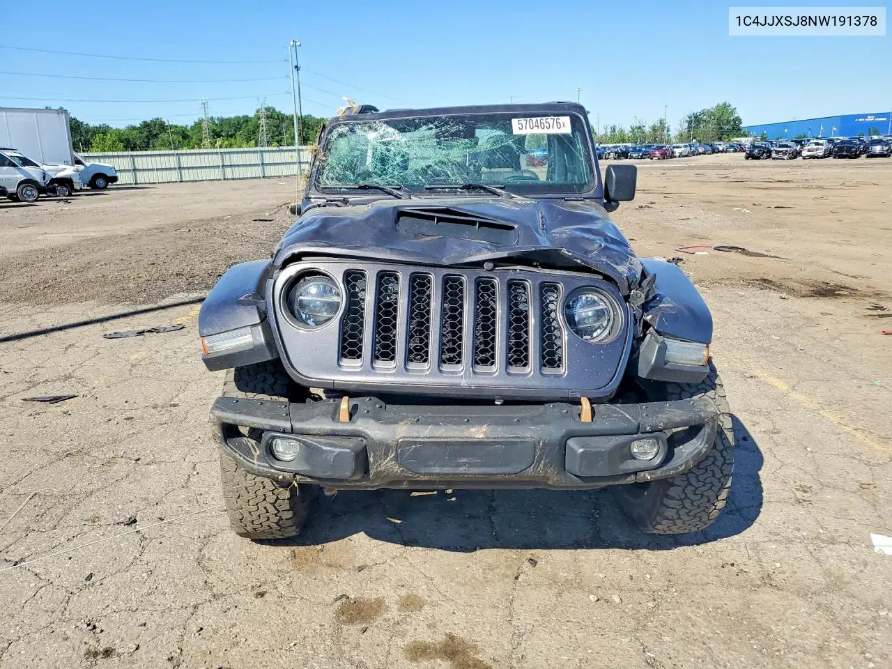 2022 Jeep Wrangler Unlimited Rubicon 392 VIN: 1C4JJXSJ8NW191378 Lot: 57046576
