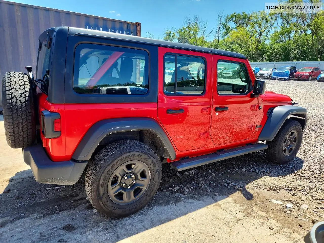 2022 Jeep Wrangler Unlimited Sport VIN: 1C4HJXDN9NW270198 Lot: 57170936