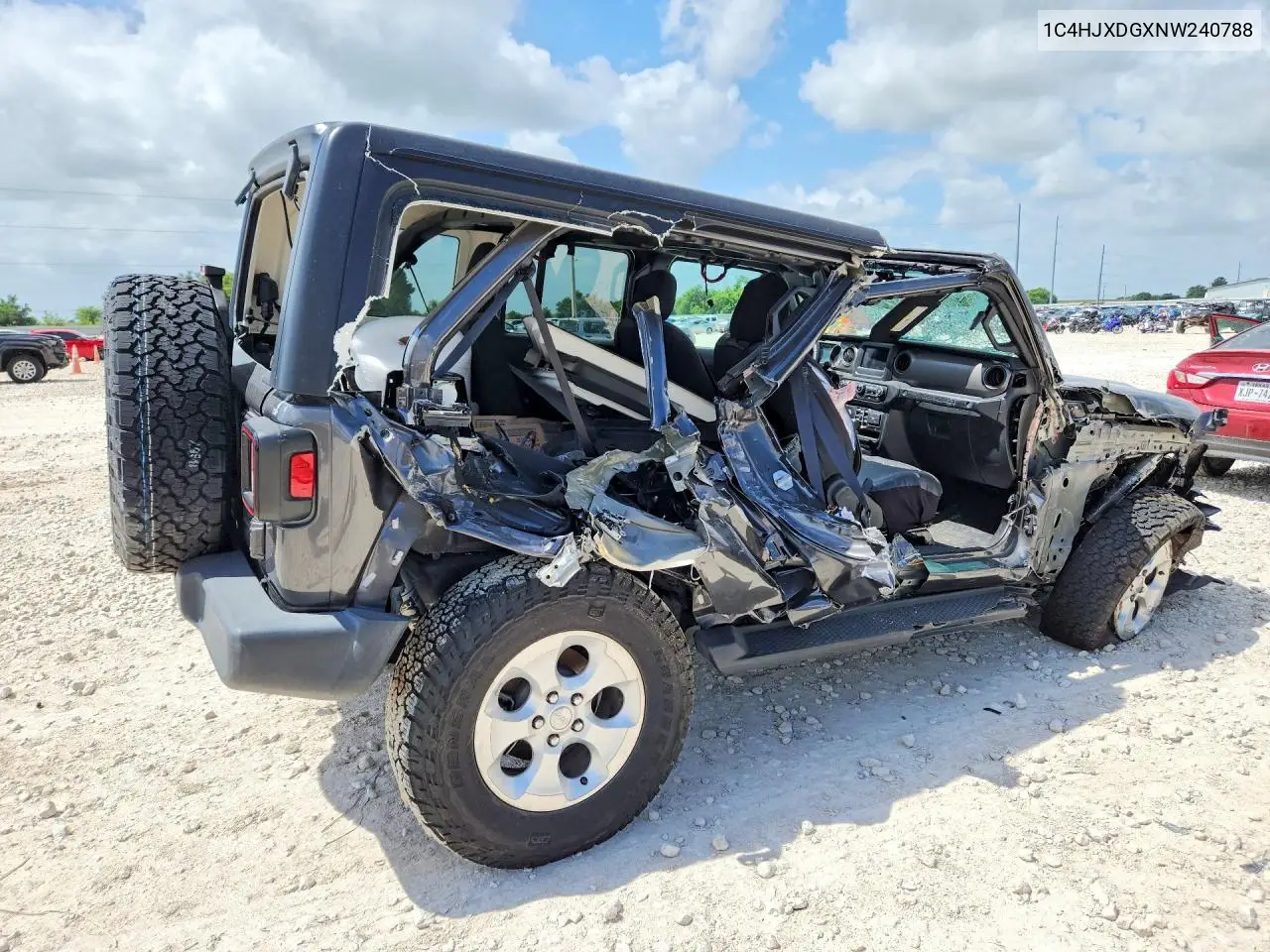 2022 Jeep Wrangler Unlimited Sport VIN: 1C4HJXDGXNW240788 Lot: 58361286