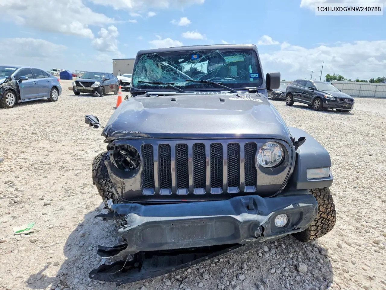 2022 Jeep Wrangler Unlimited Sport VIN: 1C4HJXDGXNW240788 Lot: 58361286