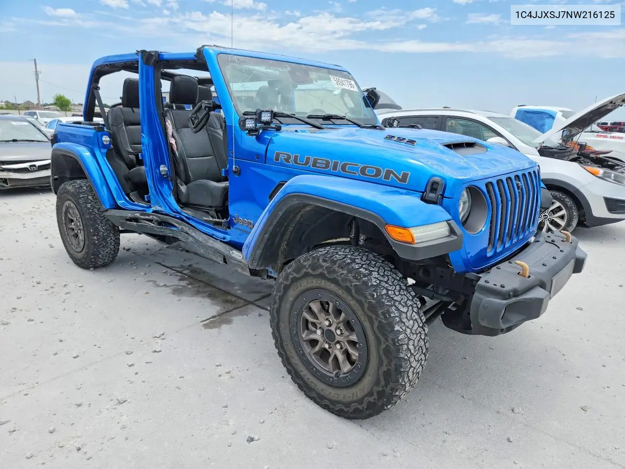 2022 Jeep Wrangler Unlimited Rubicon 392 VIN: 1C4JJXSJ7NW216125 Lot: 58941796