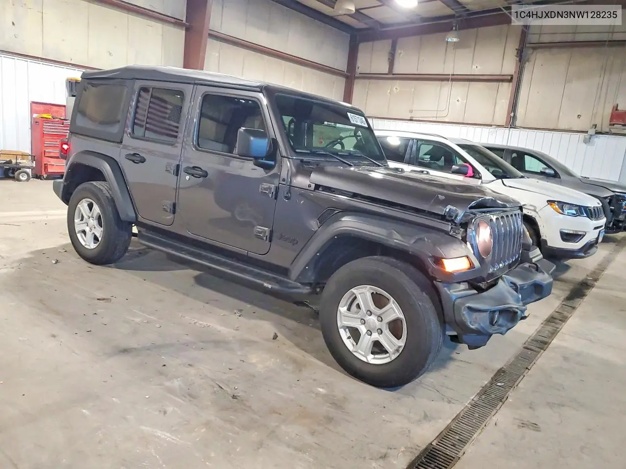 2022 Jeep Wrangler Unlimited Sport VIN: 1C4HJXDN3NW128235 Lot: 61571346