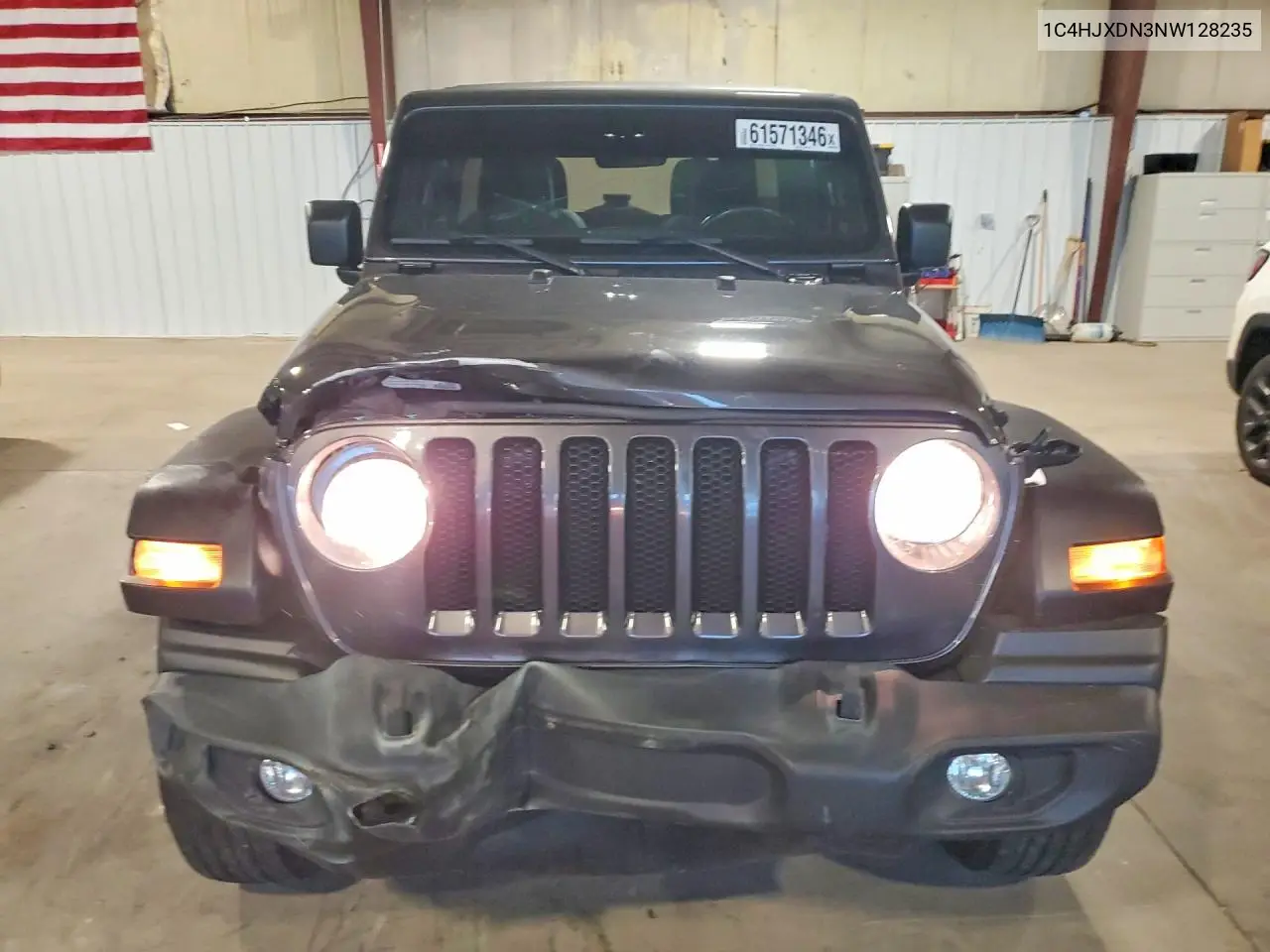 2022 Jeep Wrangler Unlimited Sport VIN: 1C4HJXDN3NW128235 Lot: 61571346