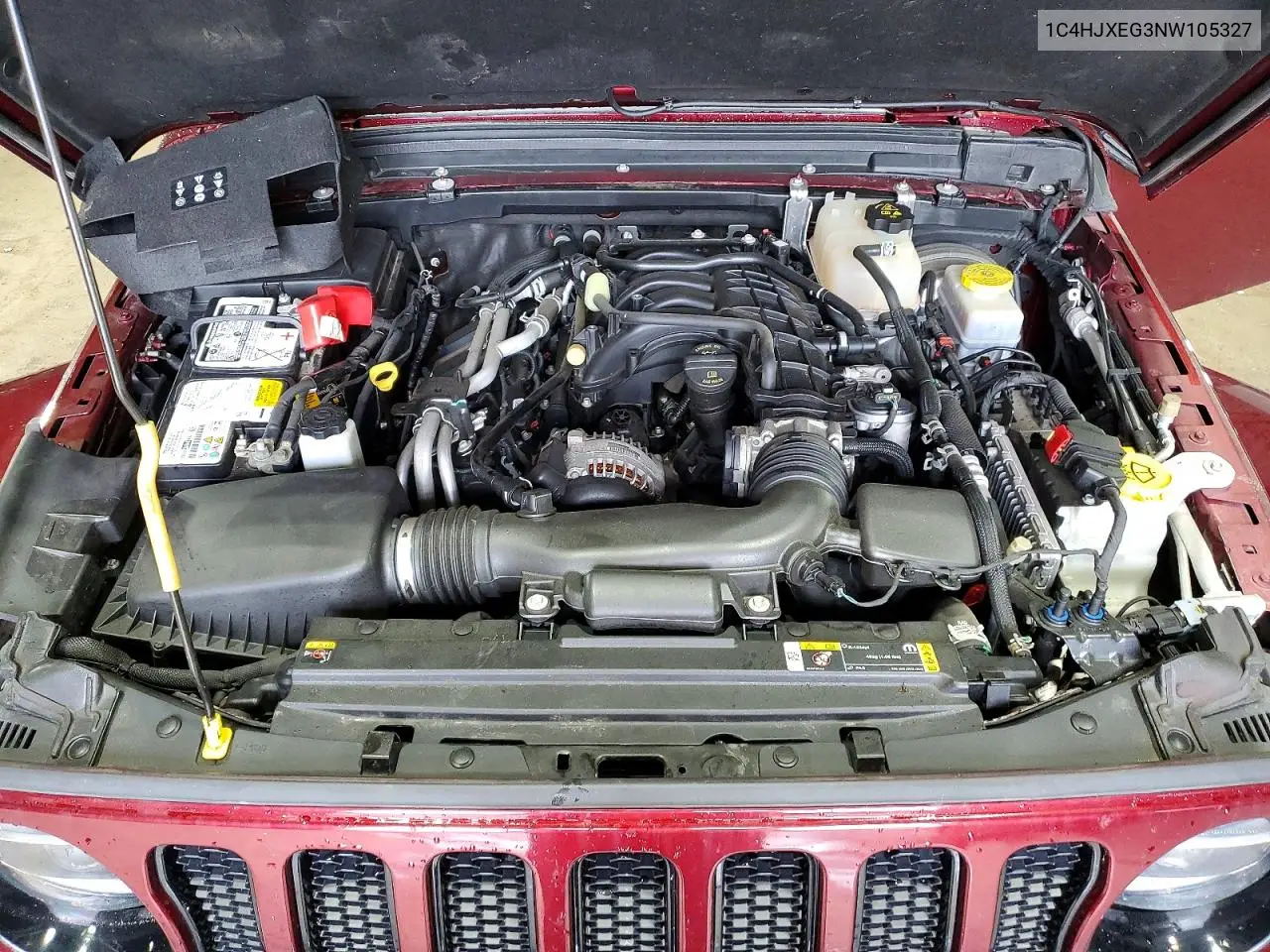 2022 Jeep Wrangler Unlimited Sahara VIN: 1C4HJXEG3NW105327 Lot: 62082576