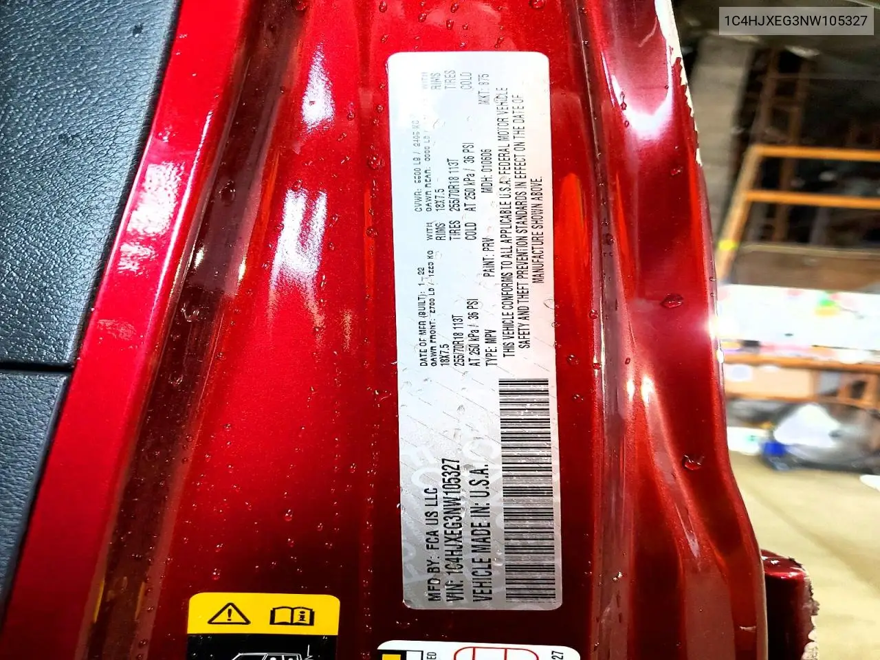 2022 Jeep Wrangler Unlimited Sahara VIN: 1C4HJXEG3NW105327 Lot: 62082576