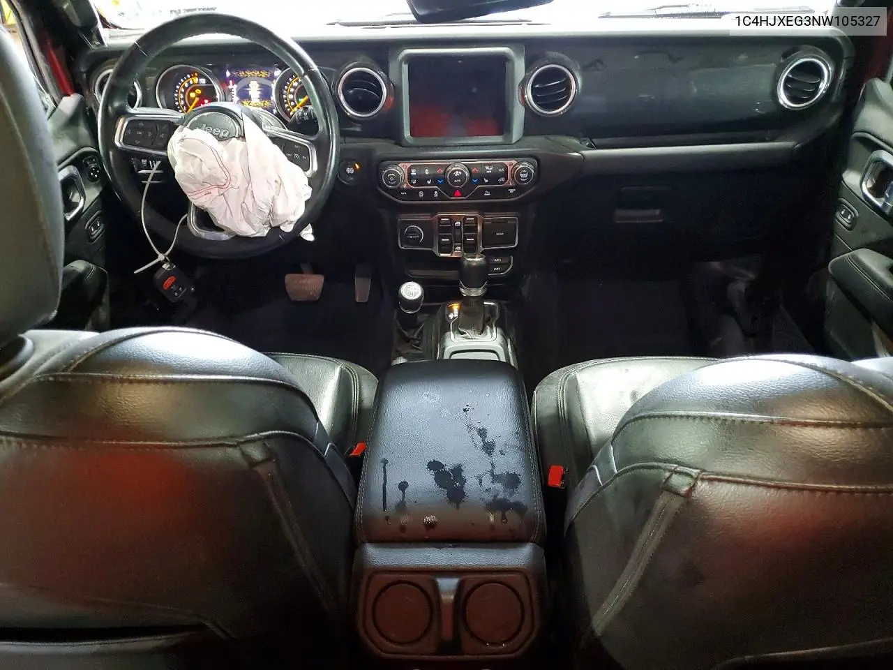 2022 Jeep Wrangler Unlimited Sahara VIN: 1C4HJXEG3NW105327 Lot: 62082576