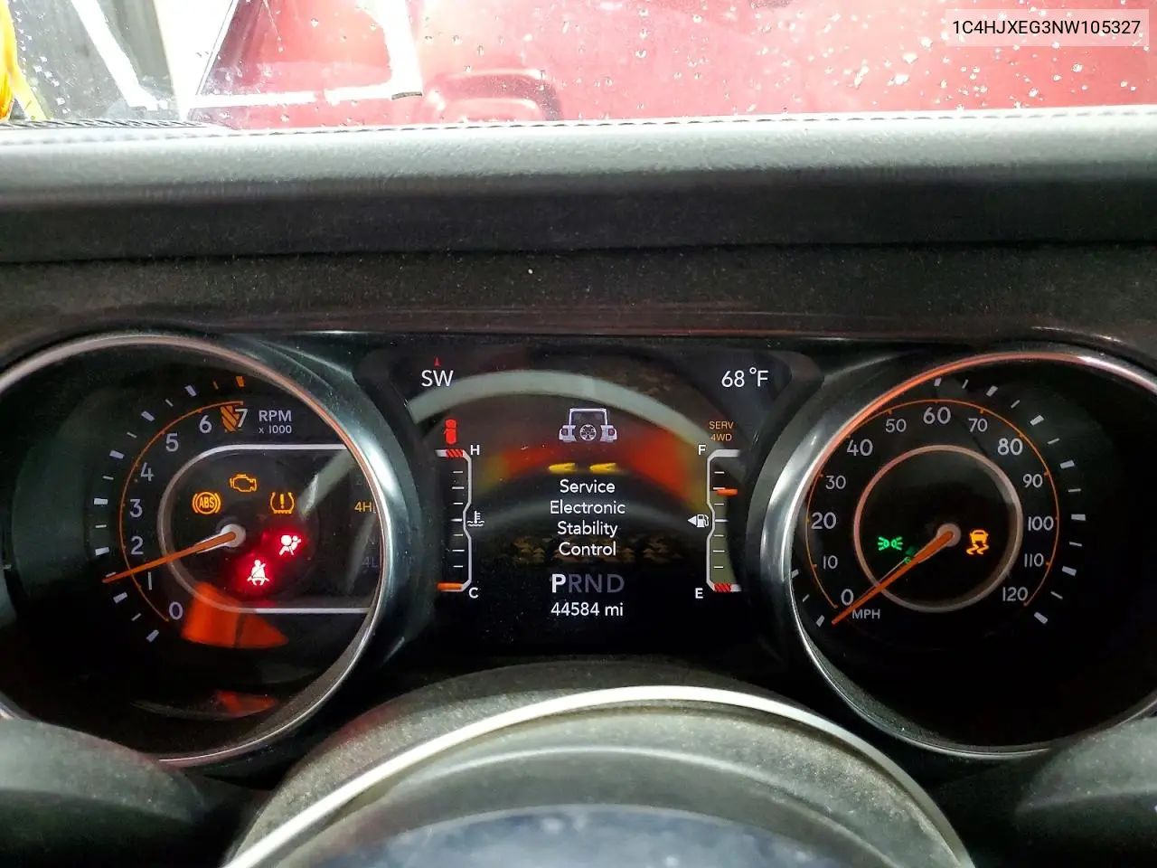 2022 Jeep Wrangler Unlimited Sahara VIN: 1C4HJXEG3NW105327 Lot: 62082576