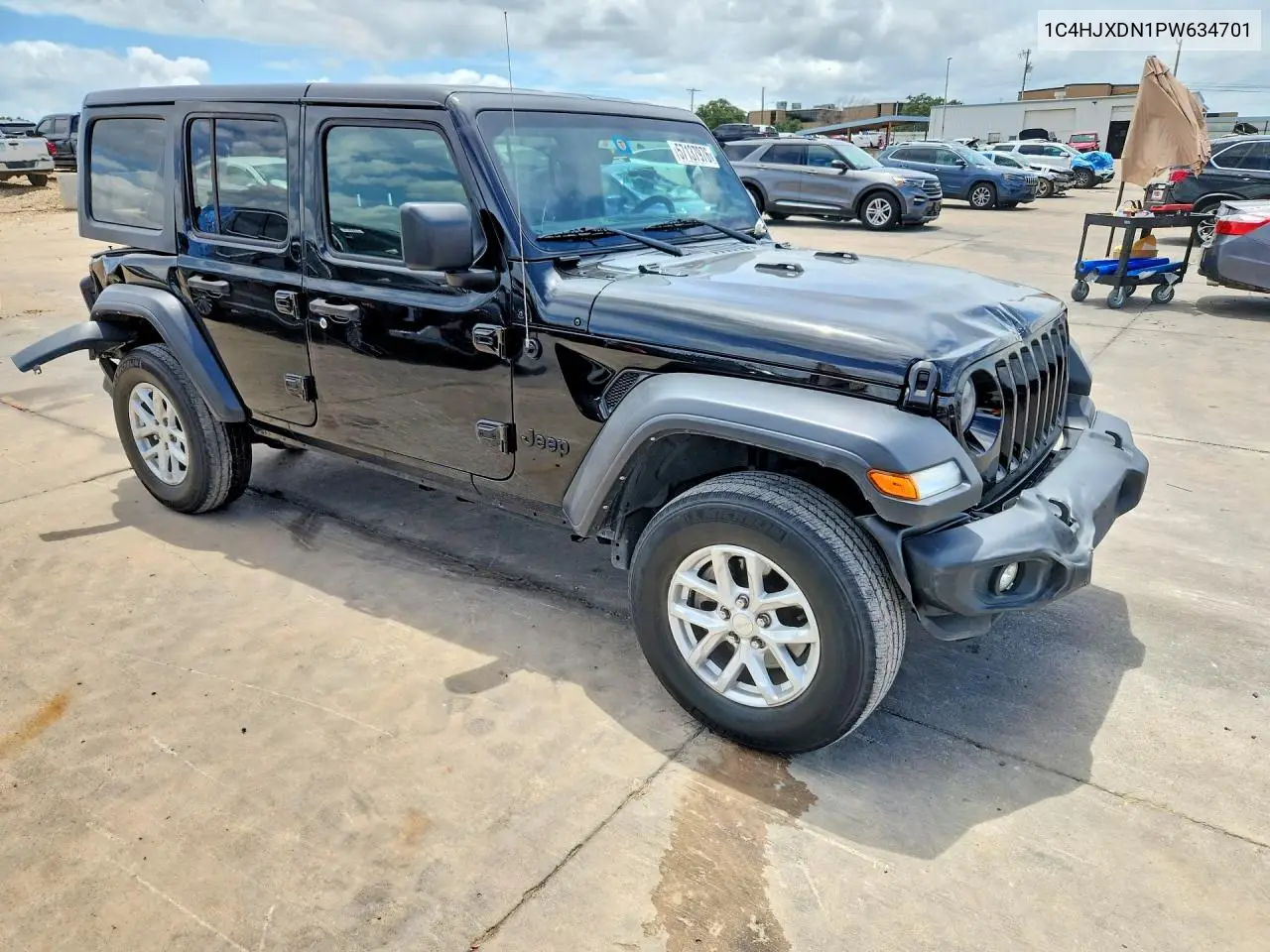 2023 Jeep Wrangler Sport VIN: 1C4HJXDN1PW634701 Lot: 57137976