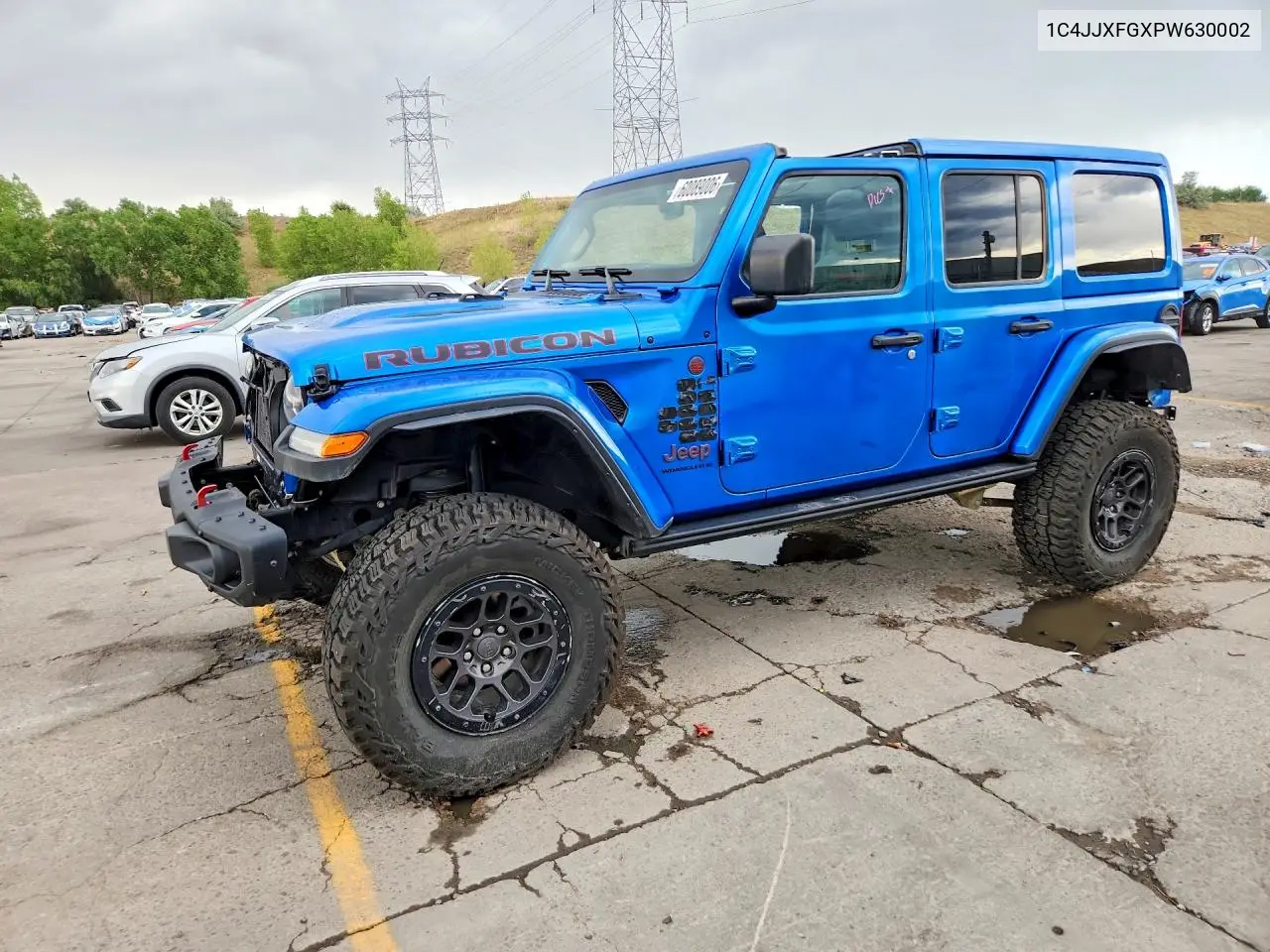 2023 Jeep Wrangler Rubicon VIN: 1C4JJXFGXPW630002 Lot: 60089006