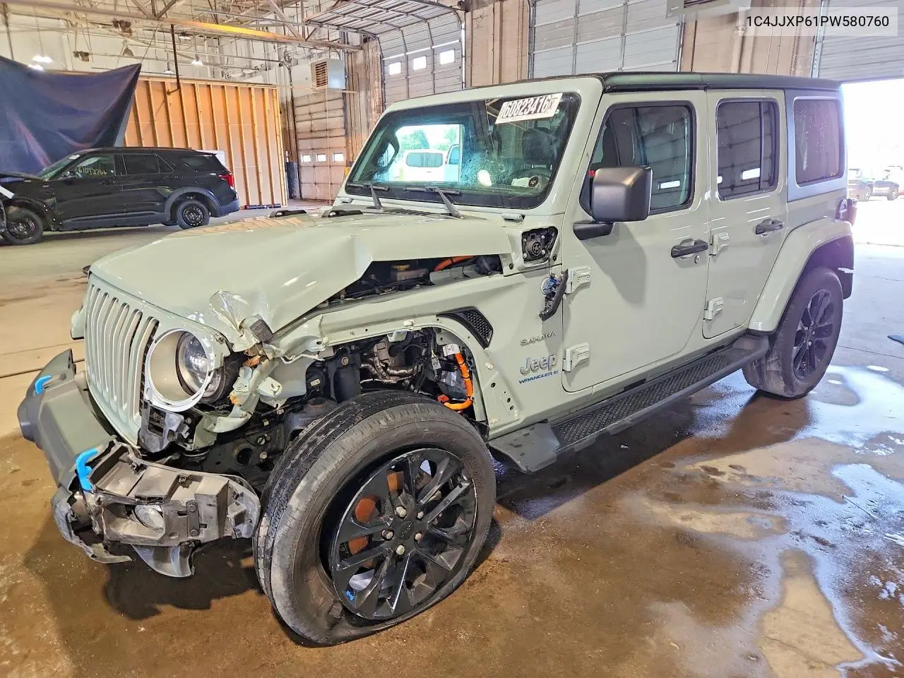 2023 Jeep Wrangler Sahara 4Xe VIN: 1C4JJXP61PW580760 Lot: 60823416