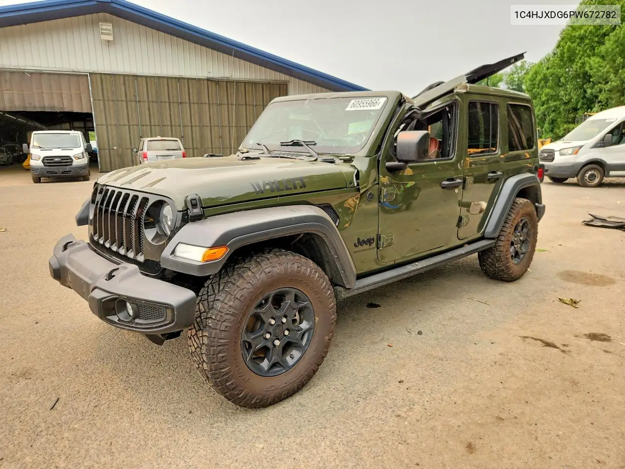 2023 Jeep Wrangler Sport VIN: 1C4HJXDG6PW672782 Lot: 60955966