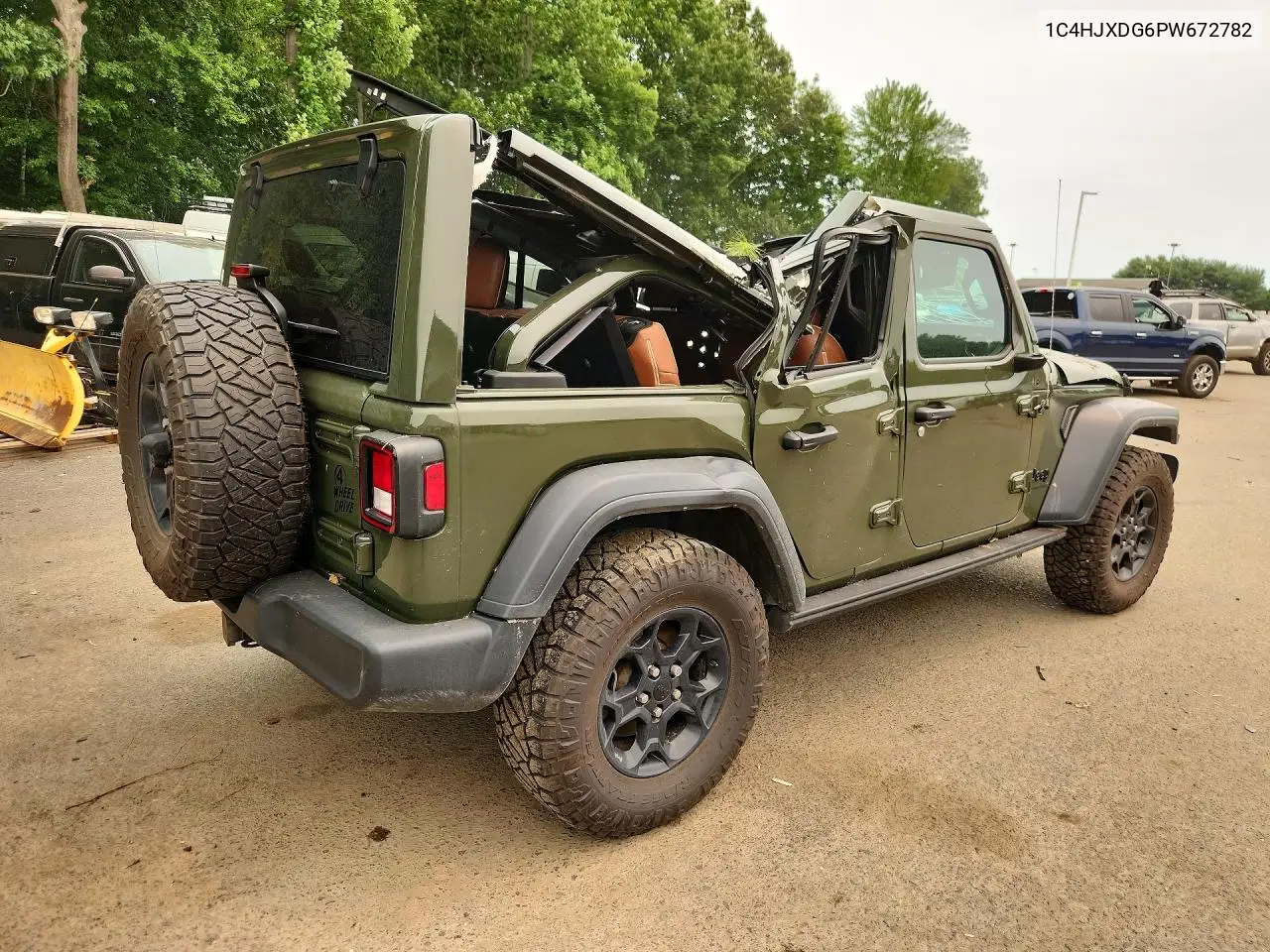 2023 Jeep Wrangler Sport VIN: 1C4HJXDG6PW672782 Lot: 60955966
