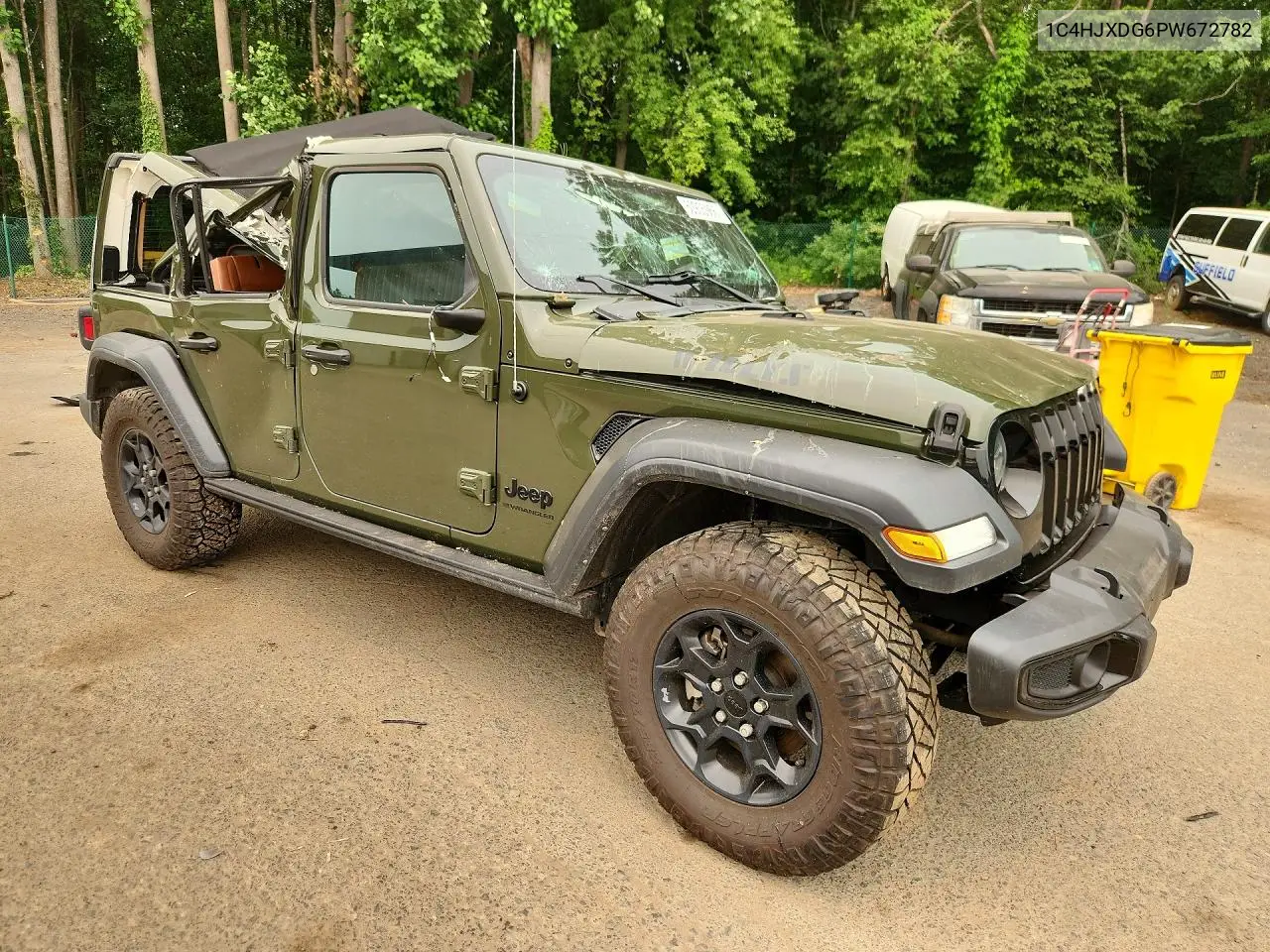2023 Jeep Wrangler Sport VIN: 1C4HJXDG6PW672782 Lot: 60955966