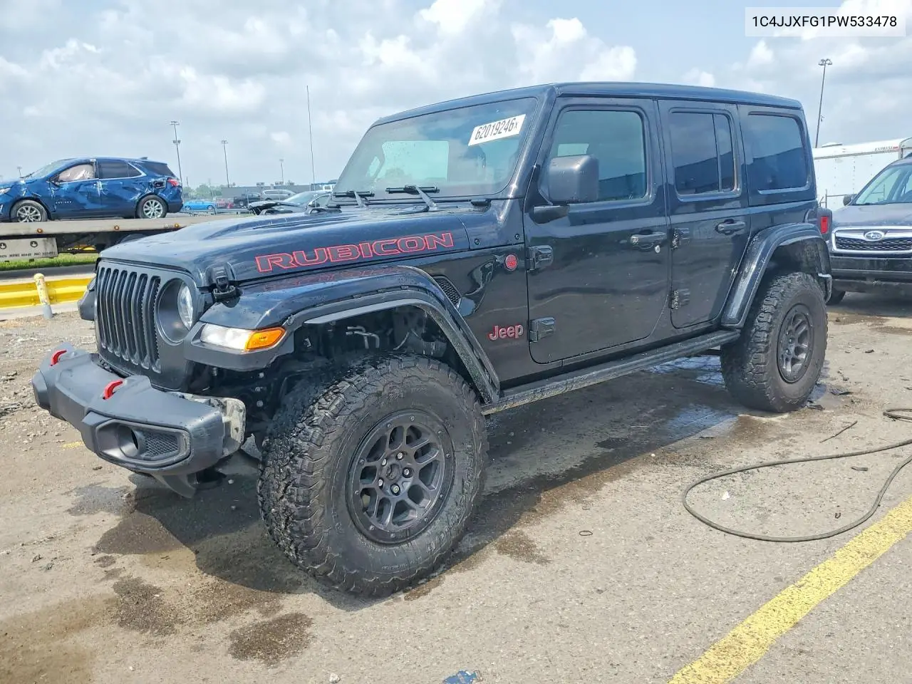 2023 Jeep Wrangler Rubicon VIN: 1C4JJXFG1PW533478 Lot: 62019246