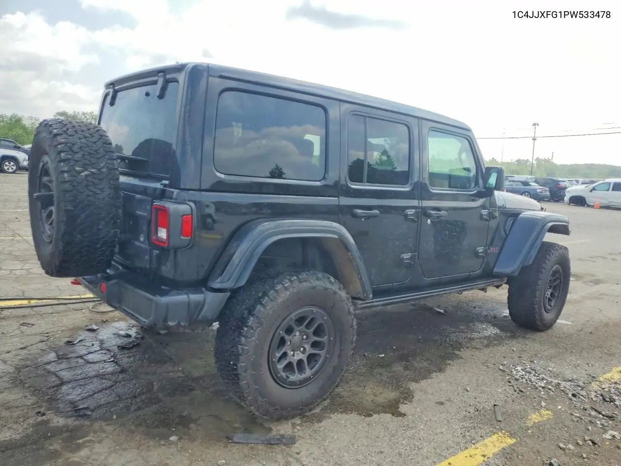 2023 Jeep Wrangler Rubicon VIN: 1C4JJXFG1PW533478 Lot: 62019246