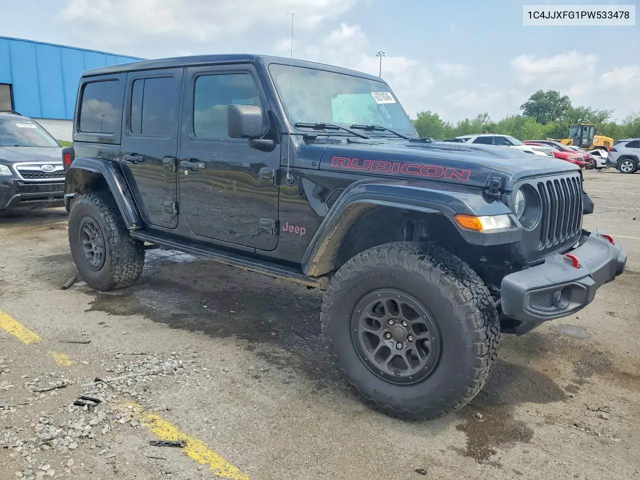 2023 Jeep Wrangler Rubicon VIN: 1C4JJXFG1PW533478 Lot: 62019246
