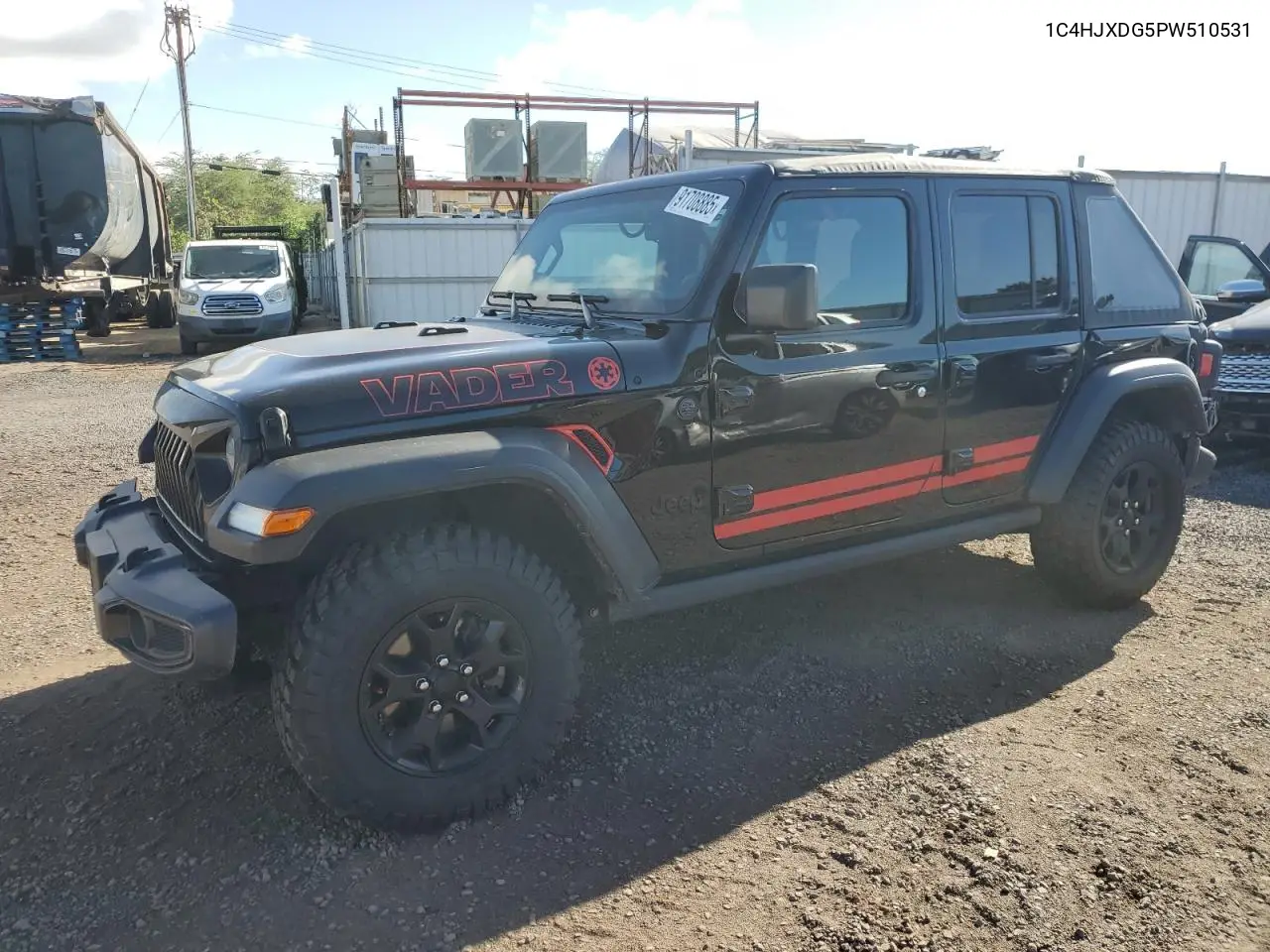 1C4HJXDG5PW510531 2023 Jeep Wrangler Sport
