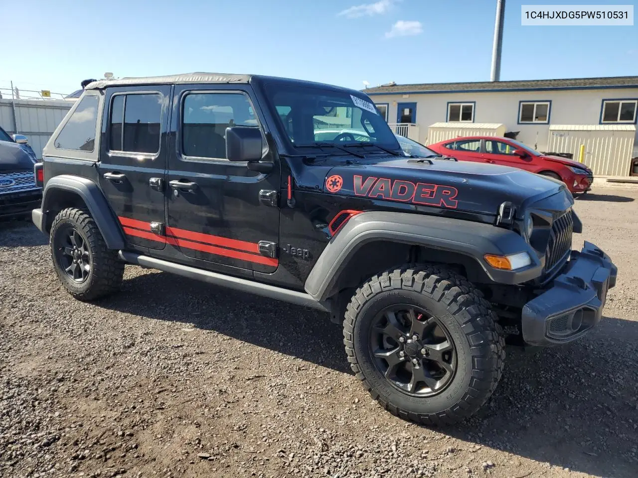 1C4HJXDG5PW510531 2023 Jeep Wrangler Sport