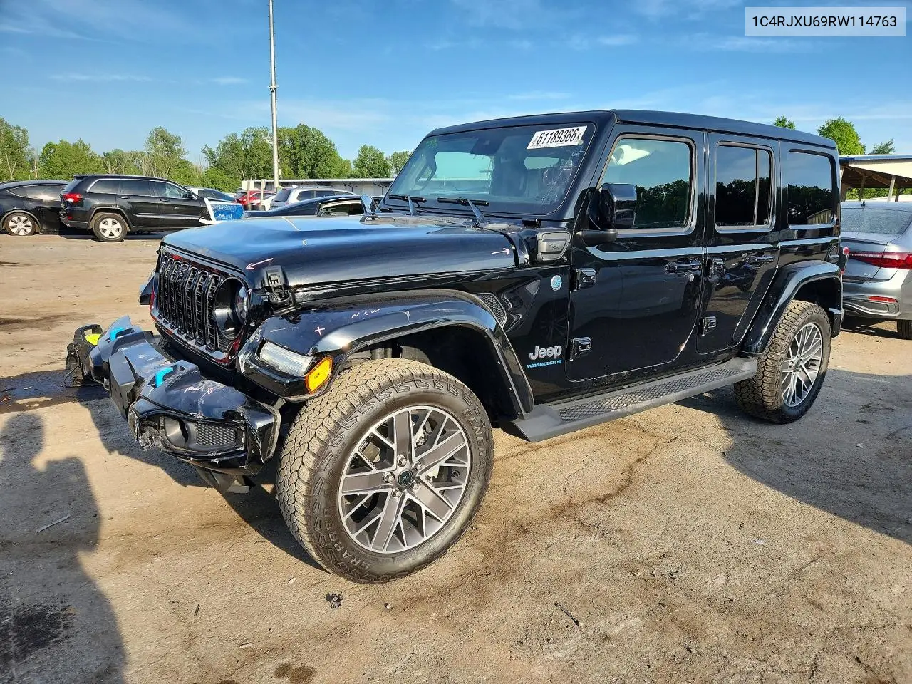 2024 Jeep Wrangler High Altitude 4Xe VIN: 1C4RJXU69RW114763 Lot: 61189366