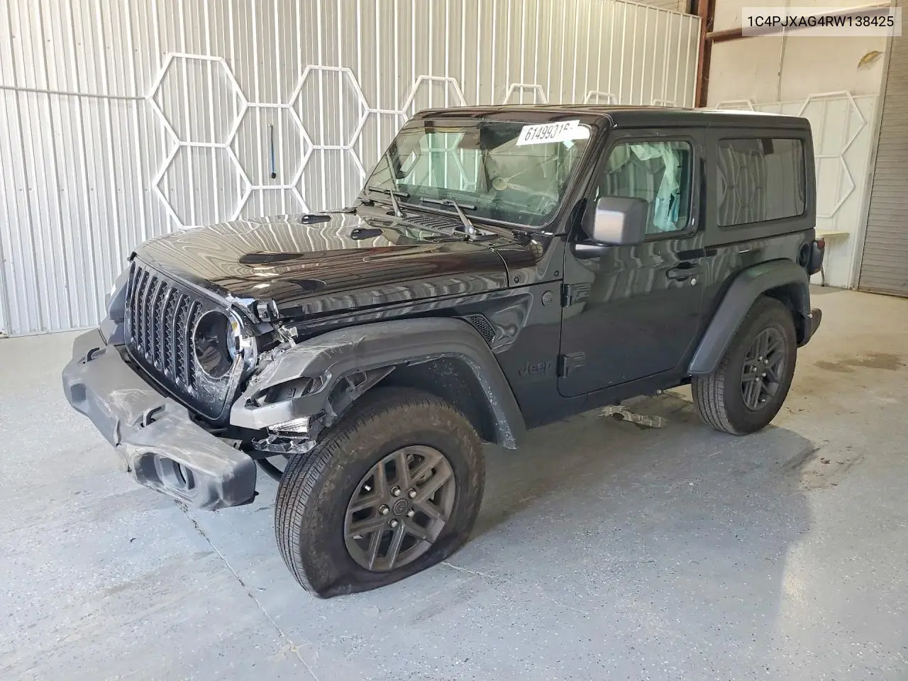 2024 Jeep Wrangler Sport VIN: 1C4PJXAG4RW138425 Lot: 61499316