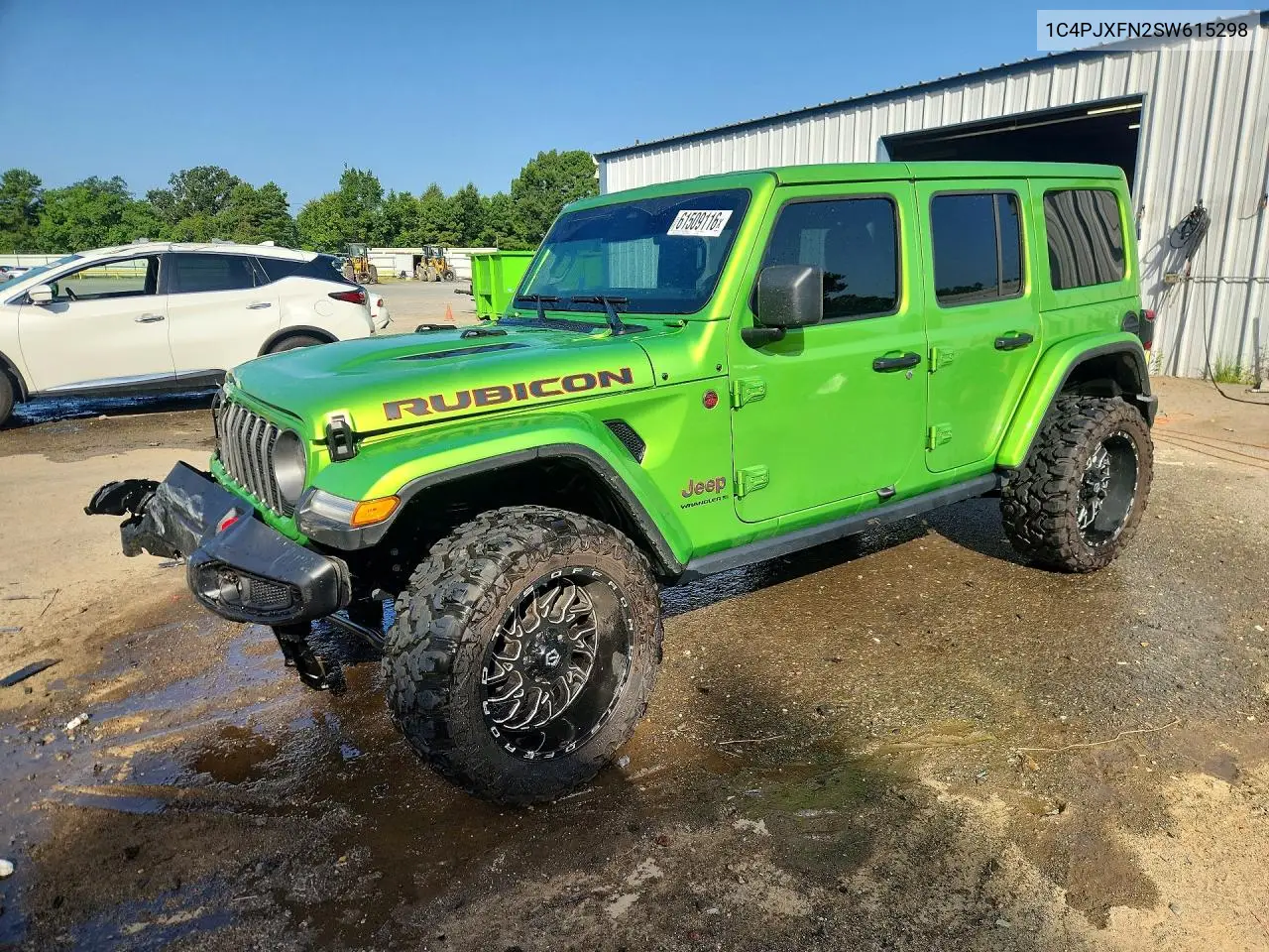 2025 Jeep Wrangler Rubicon VIN: 1C4PJXFN2SW615298 Lot: 61509116