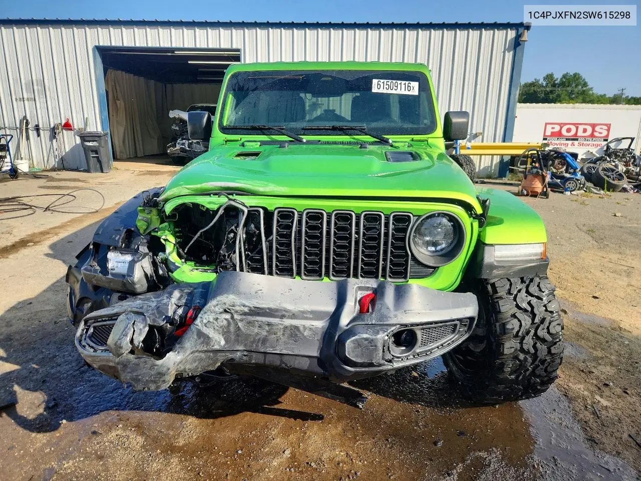 2025 Jeep Wrangler Rubicon VIN: 1C4PJXFN2SW615298 Lot: 61509116