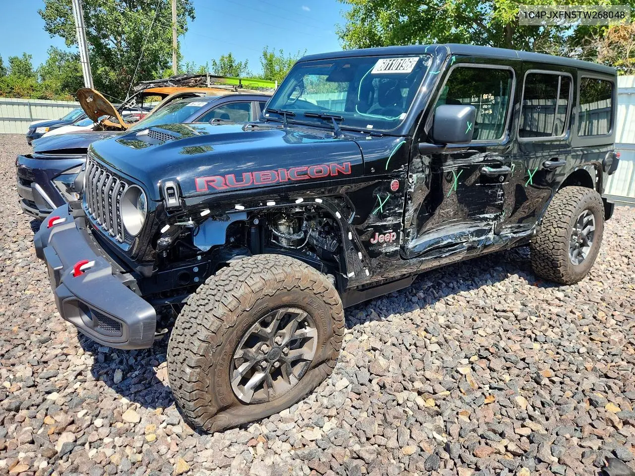 2026 Jeep Wrangler Rubicon VIN: 1C4PJXFN5TW268048 Lot: 60110196