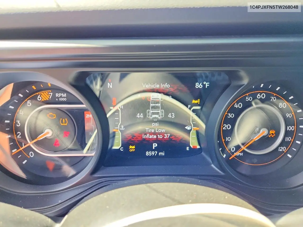 2026 Jeep Wrangler Rubicon VIN: 1C4PJXFN5TW268048 Lot: 60110196