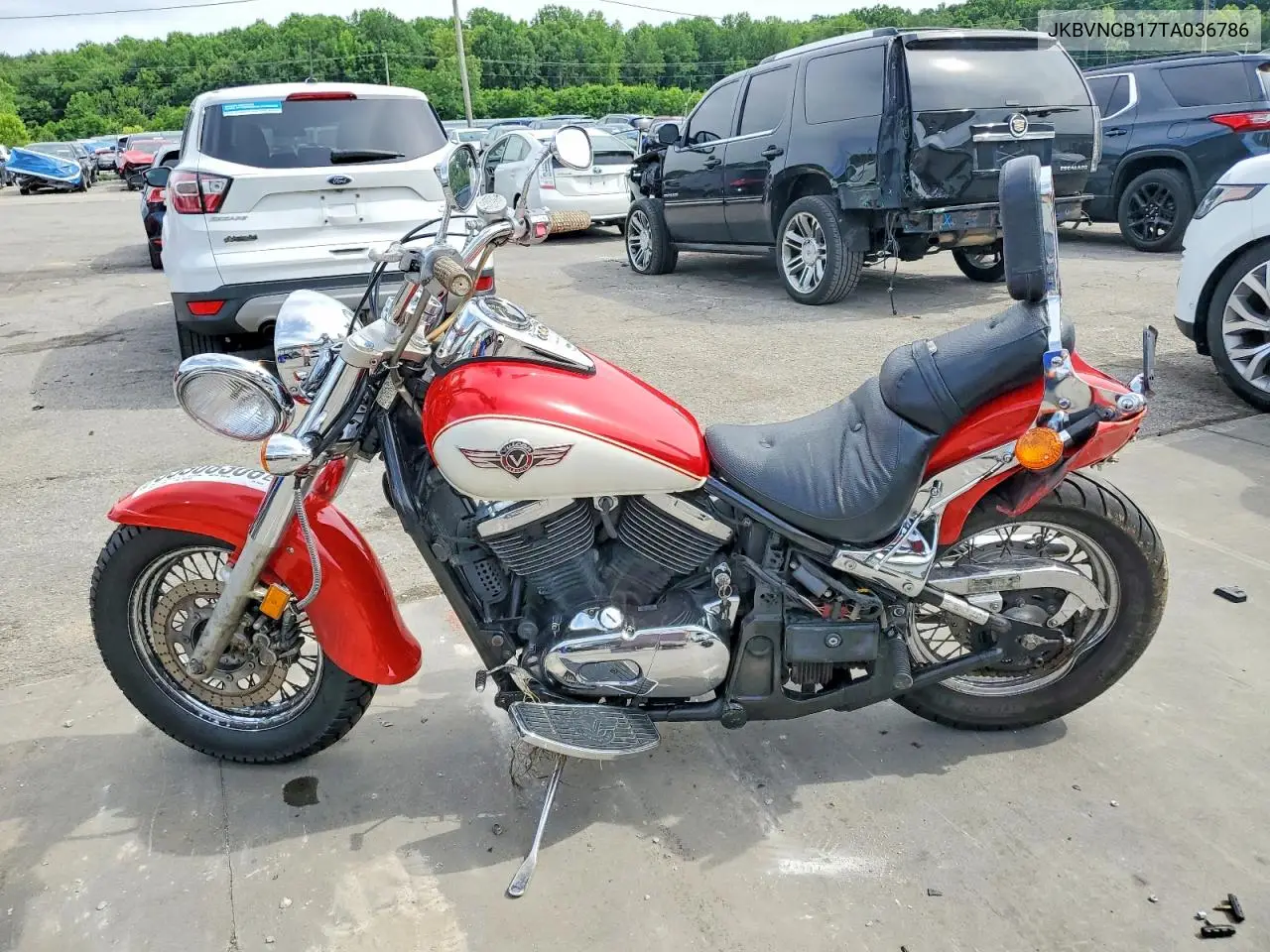 1996 Kawasaki Vn800 B VIN: JKBVNCB17TA036786 Lot: 55308306