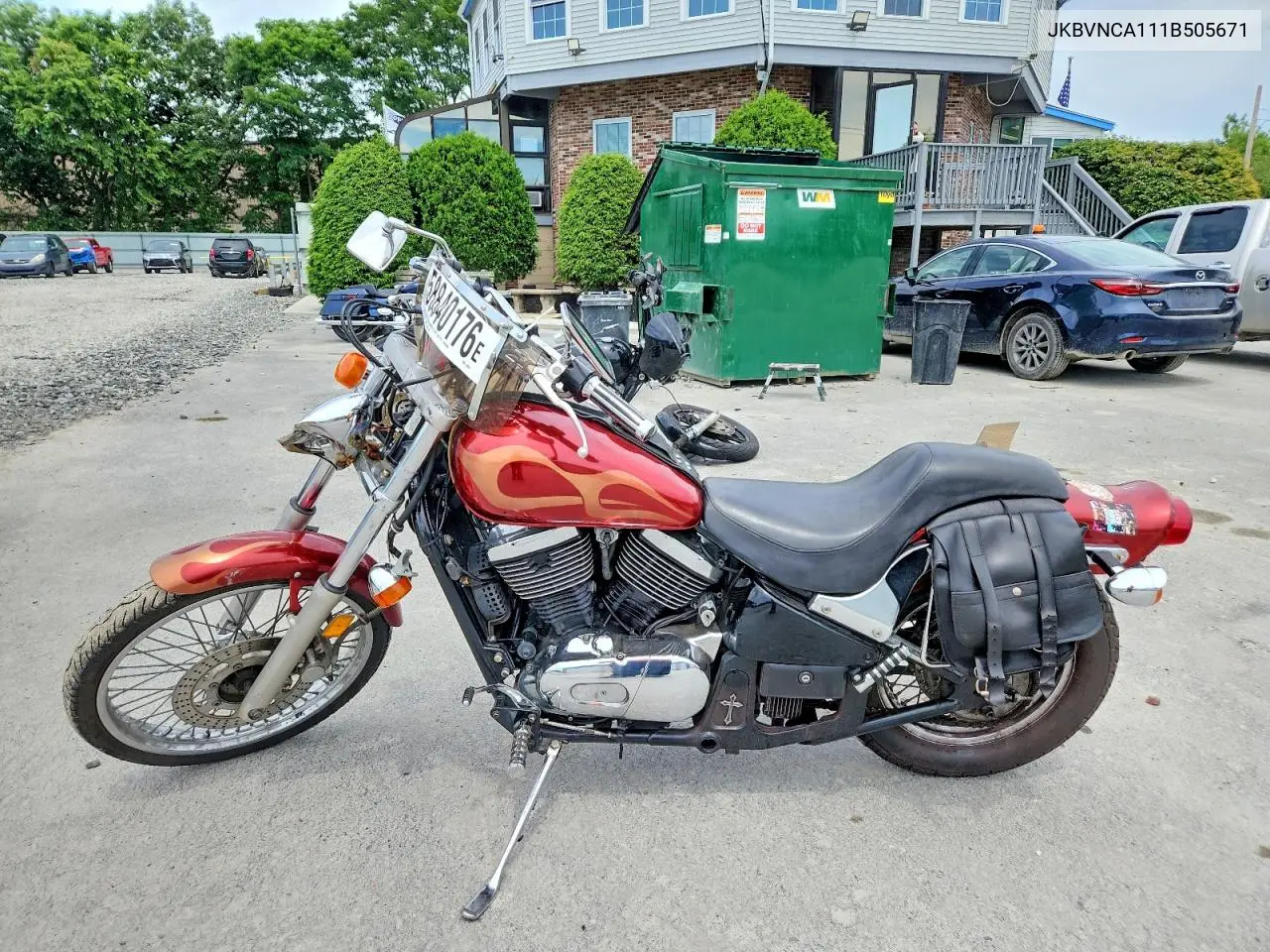 2001 Kawasaki Vn800 VIN: JKBVNCA111B505671 Lot: 58840176