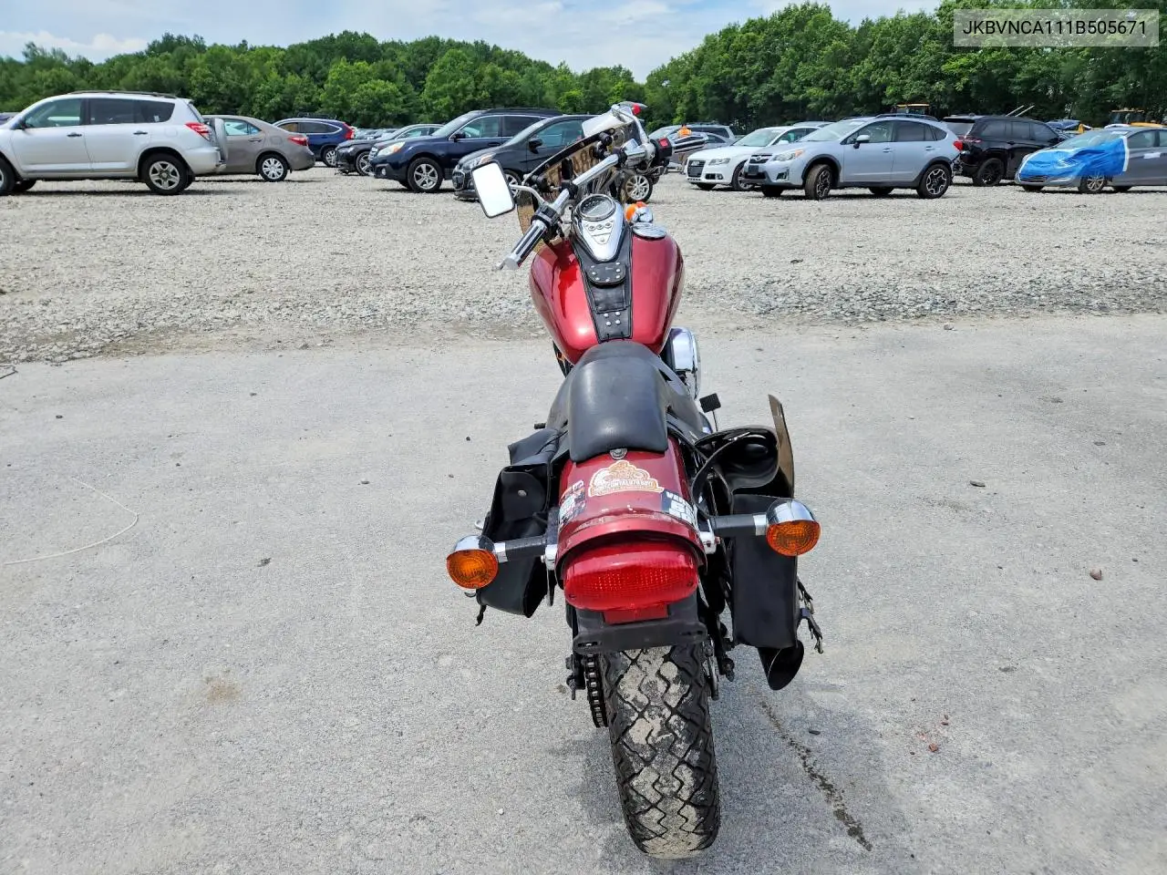 2001 Kawasaki Vn800 VIN: JKBVNCA111B505671 Lot: 58840176