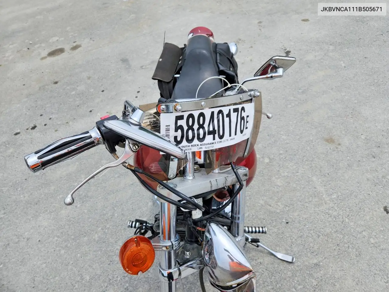 2001 Kawasaki Vn800 VIN: JKBVNCA111B505671 Lot: 58840176