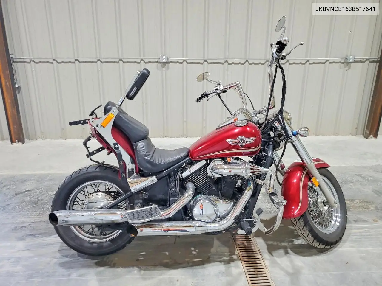 2003 Kawasaki Vn800 B VIN: JKBVNCB163B517641 Lot: 61507526