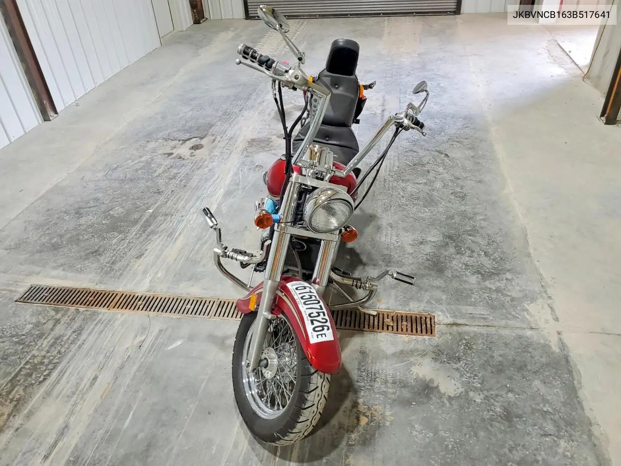 2003 Kawasaki Vn800 B VIN: JKBVNCB163B517641 Lot: 61507526