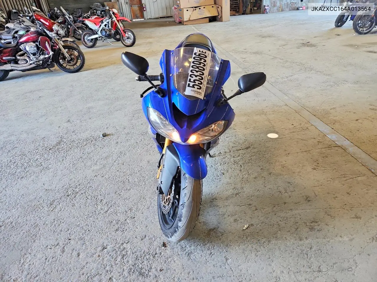 2004 Kawasaki Ninja Zx 10R VIN: JKAZXCC164A013564 Lot: 55338996