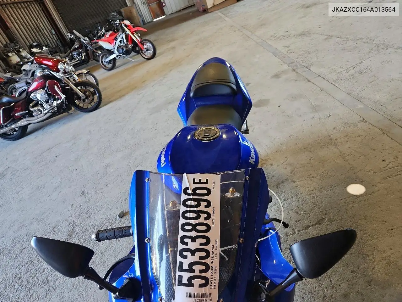 2004 Kawasaki Ninja Zx 10R VIN: JKAZXCC164A013564 Lot: 55338996