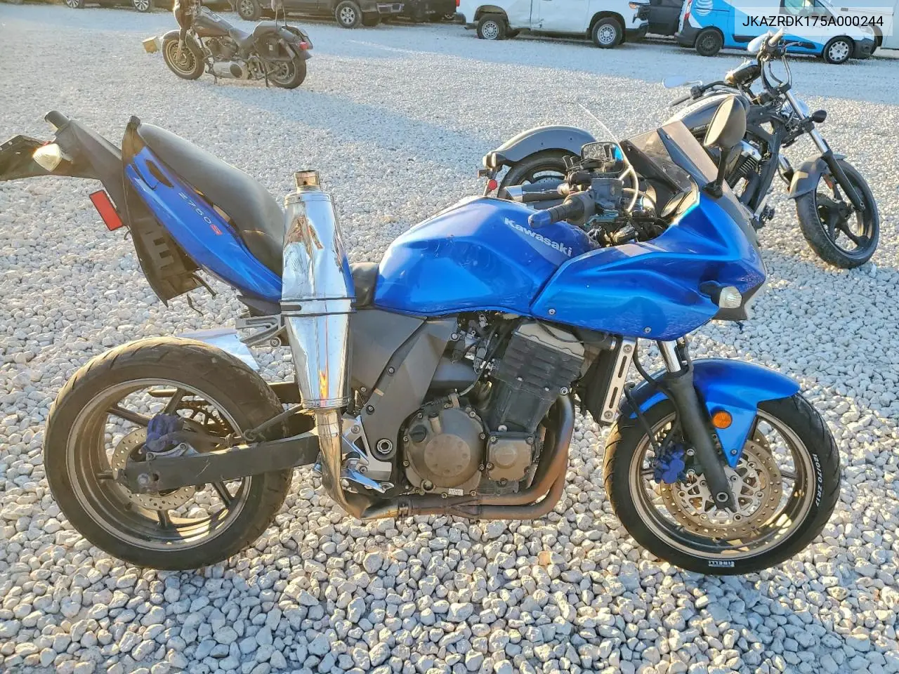 2005 Kawasaki Zr750 K1 VIN: JKAZRDK175A000244 Lot: 78931615
