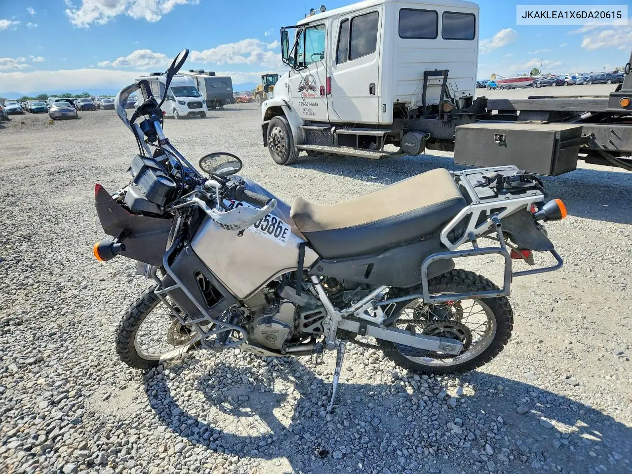 2006 Kawasaki Kl650 A VIN: JKAKLEA1X6DA20615 Lot: 49160586