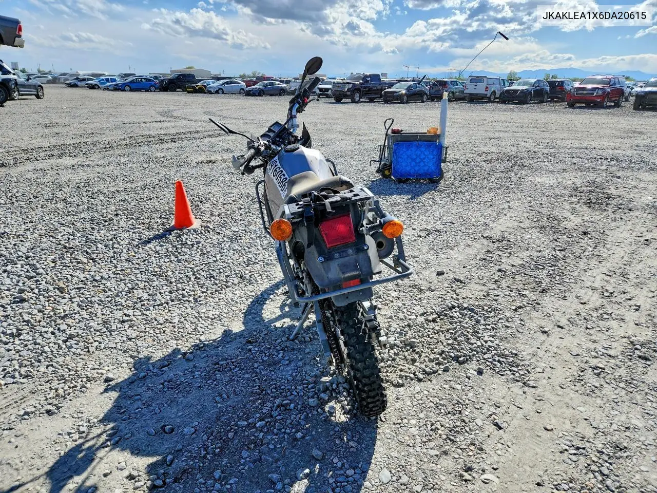 2006 Kawasaki Kl650 A VIN: JKAKLEA1X6DA20615 Lot: 49160586