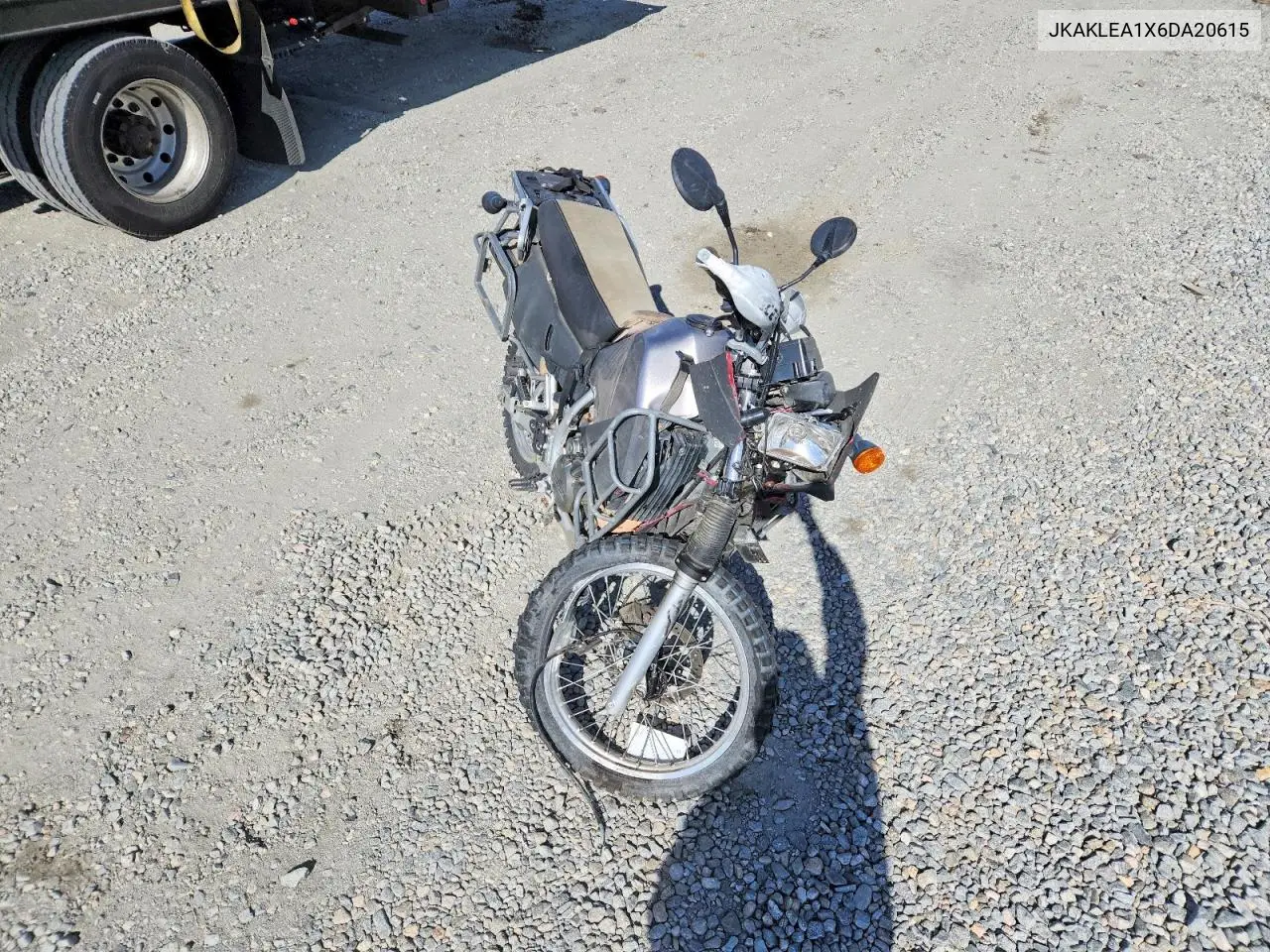 2006 Kawasaki Kl650 A VIN: JKAKLEA1X6DA20615 Lot: 49160586