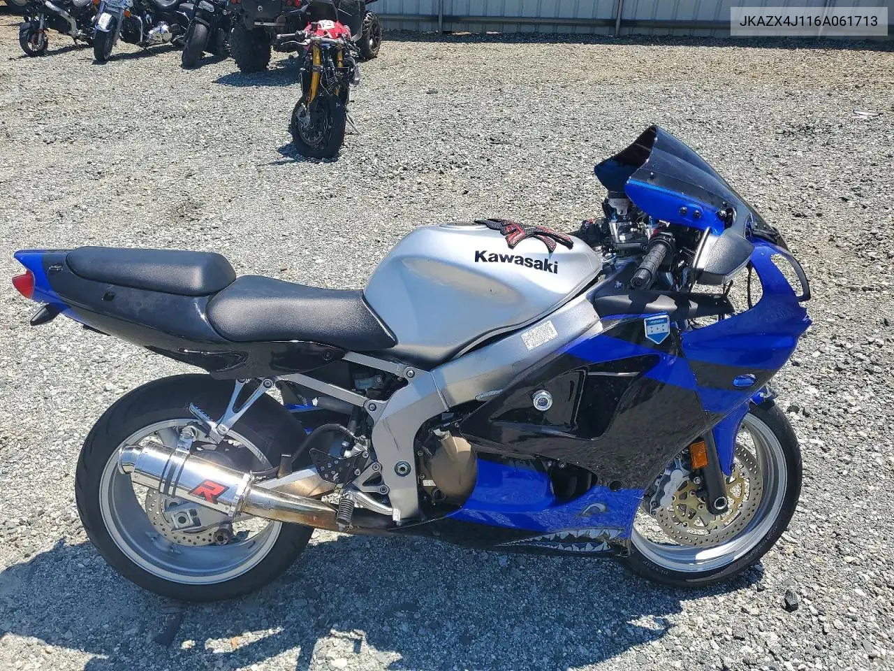 2006 Kawasaki Zx600 J1 VIN: JKAZX4J116A061713 Lot: 53417826