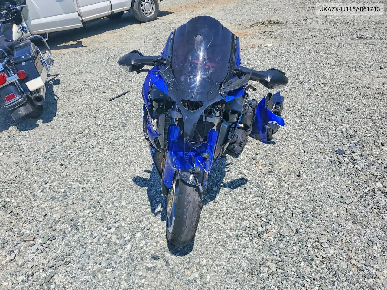 2006 Kawasaki Zx600 J1 VIN: JKAZX4J116A061713 Lot: 53417826