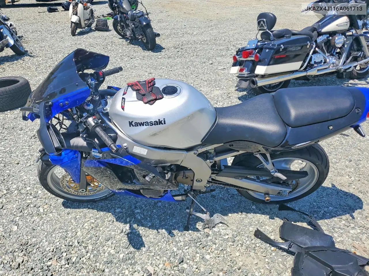 2006 Kawasaki Zx600 J1 VIN: JKAZX4J116A061713 Lot: 53417826