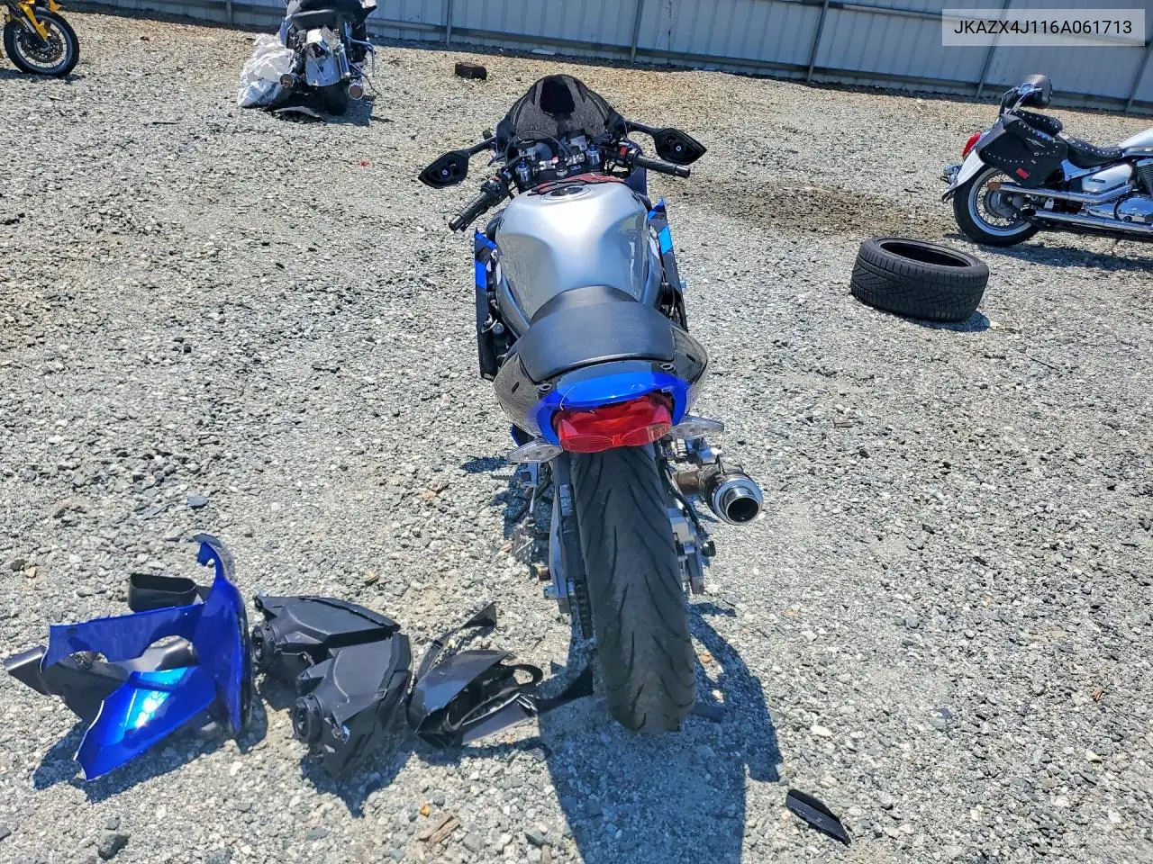 2006 Kawasaki Zx600 J1 VIN: JKAZX4J116A061713 Lot: 53417826