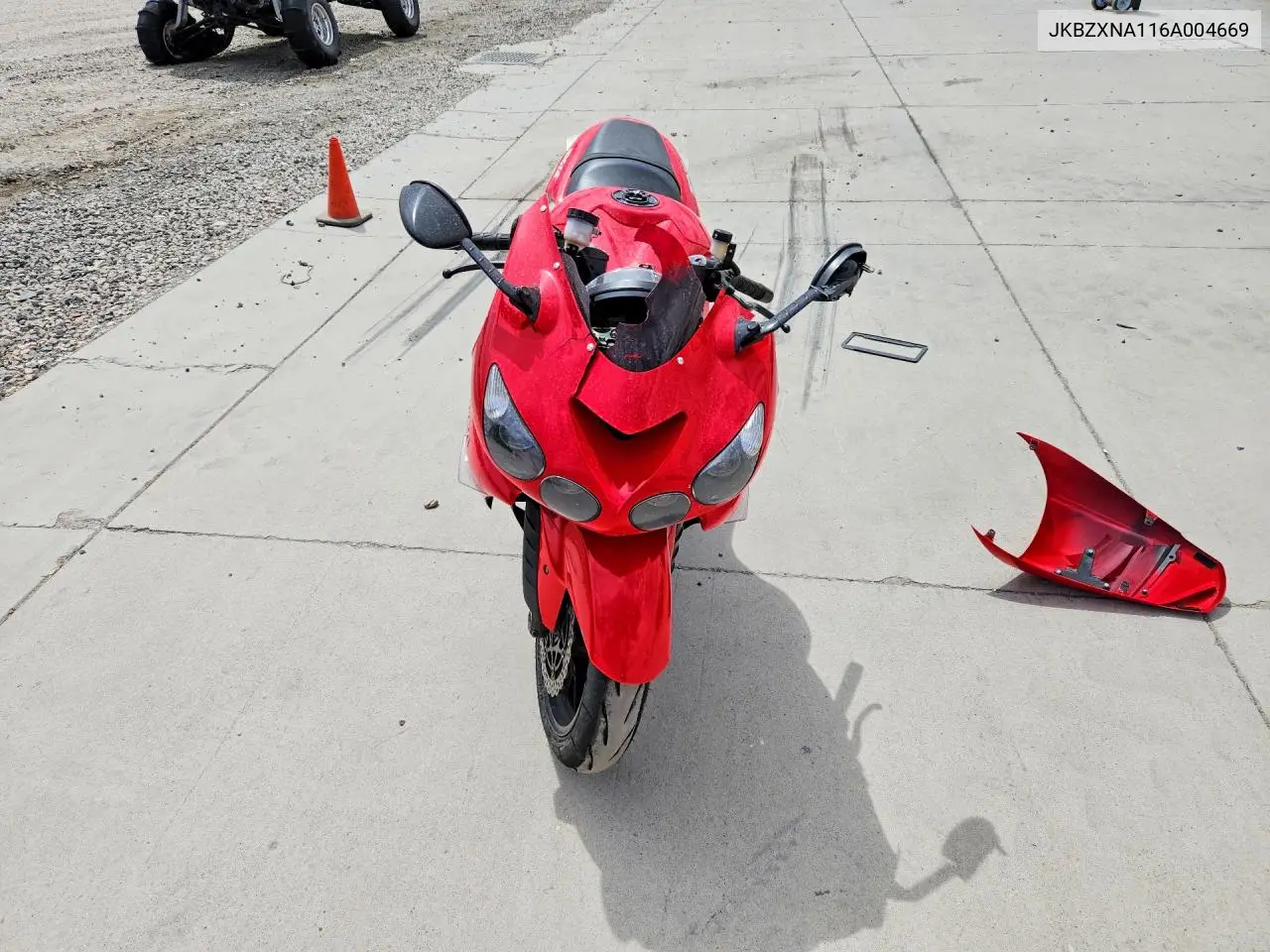 2006 Kawasaki Zx1400 A VIN: JKBZXNA116A004669 Lot: 59885246